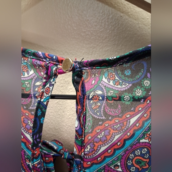 NWOT Paisley Long Sleeve Dress - Picture 9 of 10